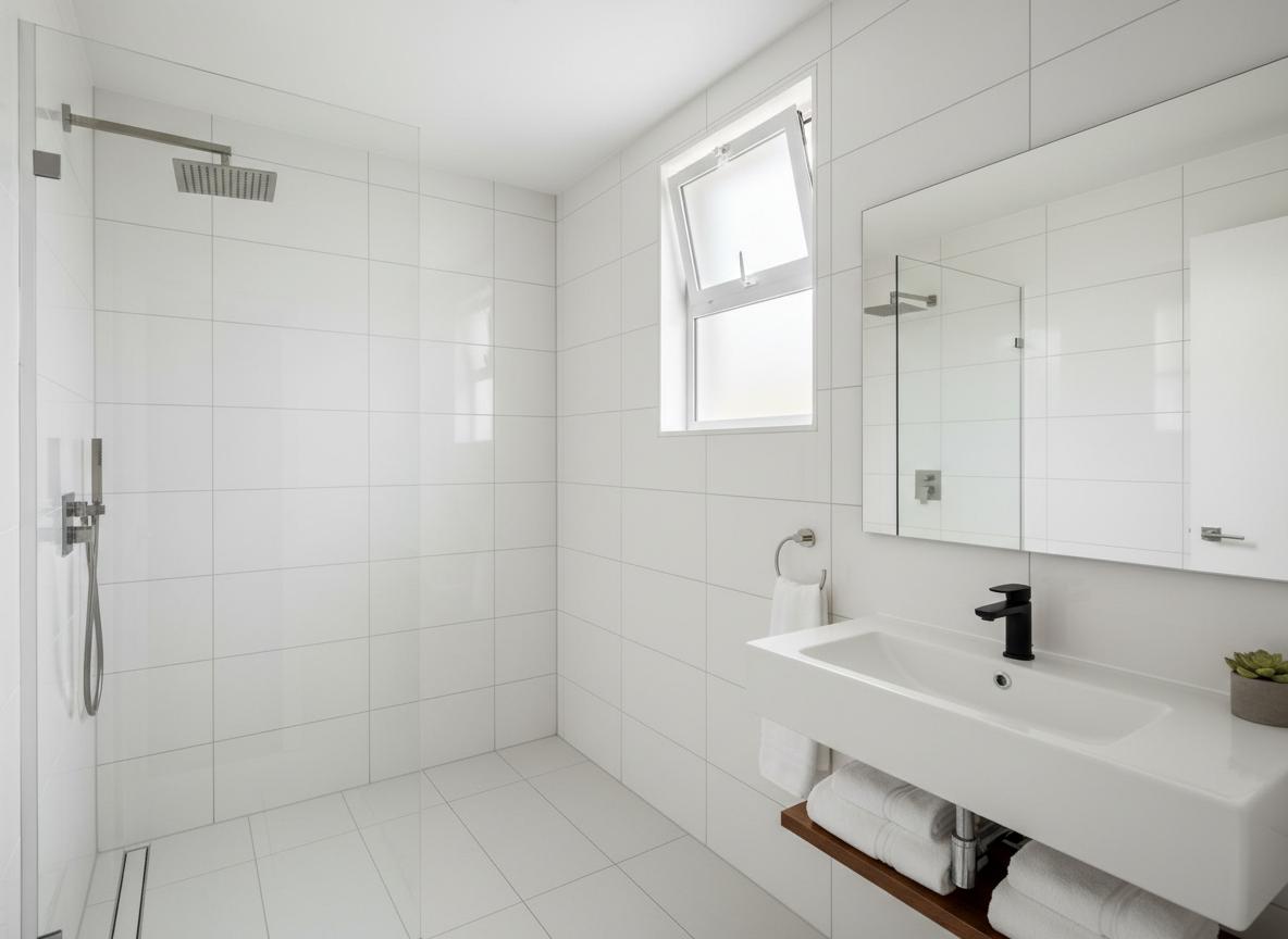 Modern en-suite bathroom
